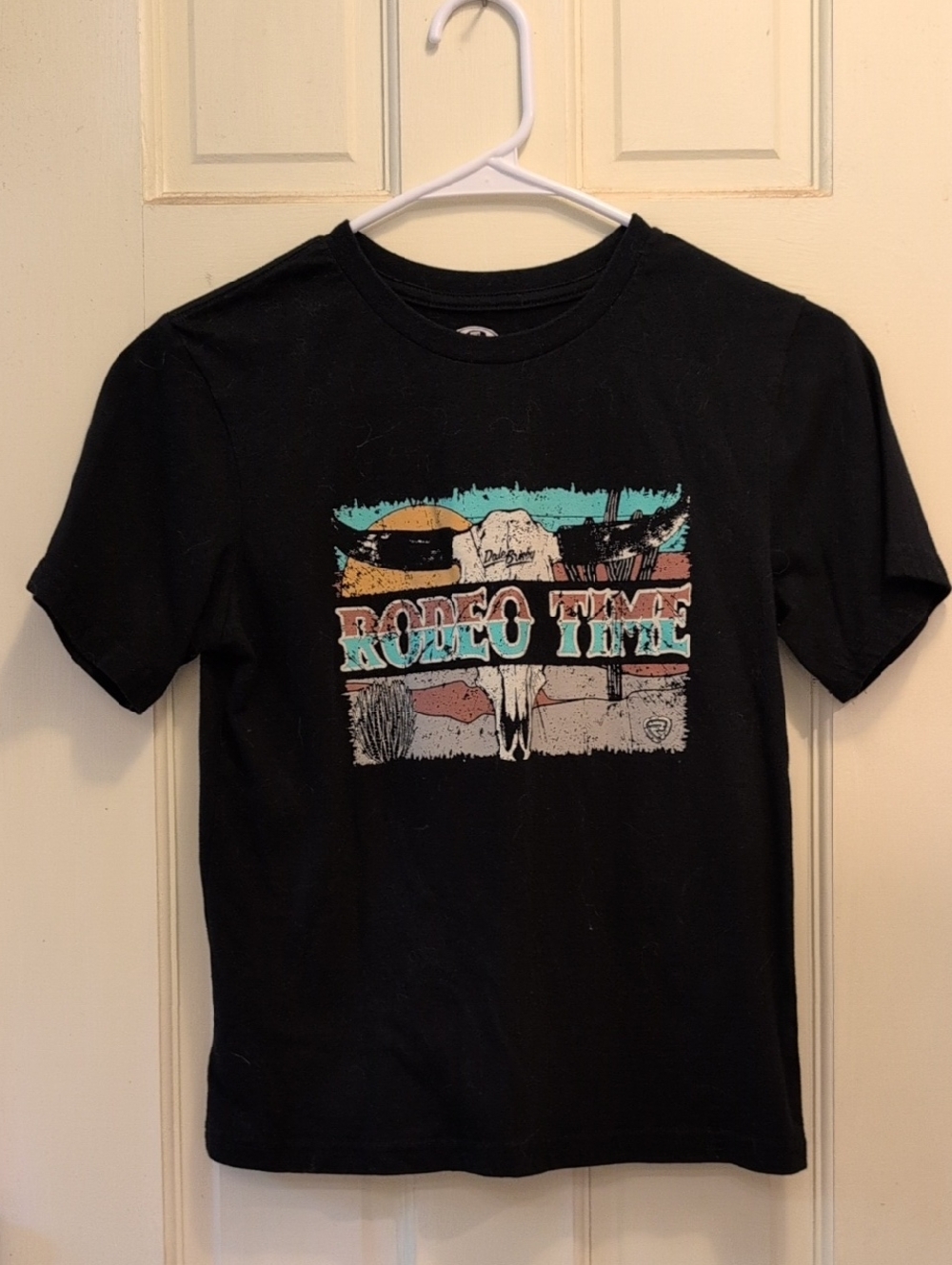 Rodeo Time Kids Black Graphic Tee by